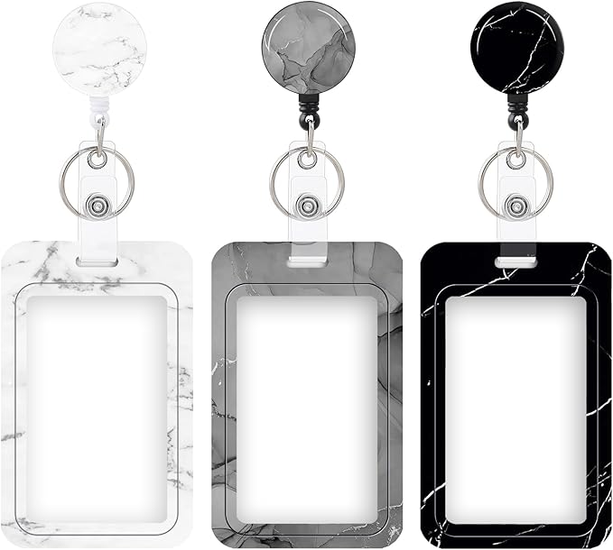 3 Set Heavy Duty Badge Holder by COOKOOKY
