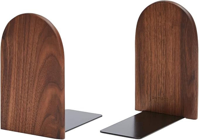 Pandapark Wood Bookends, Non-Skid Bookend - Image 8