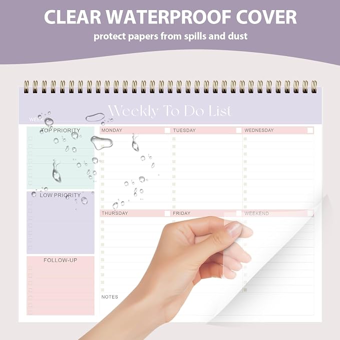 Weekly To Do List Notepad, Undated Planner - Image 4