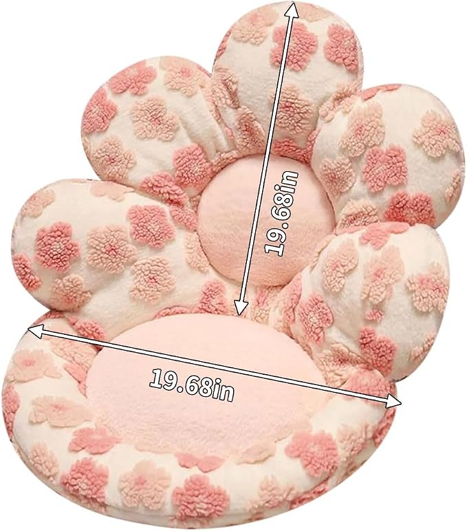 Flower Chair Cushion with Backrest Comfortable Office Chair Pad Student - Image 2