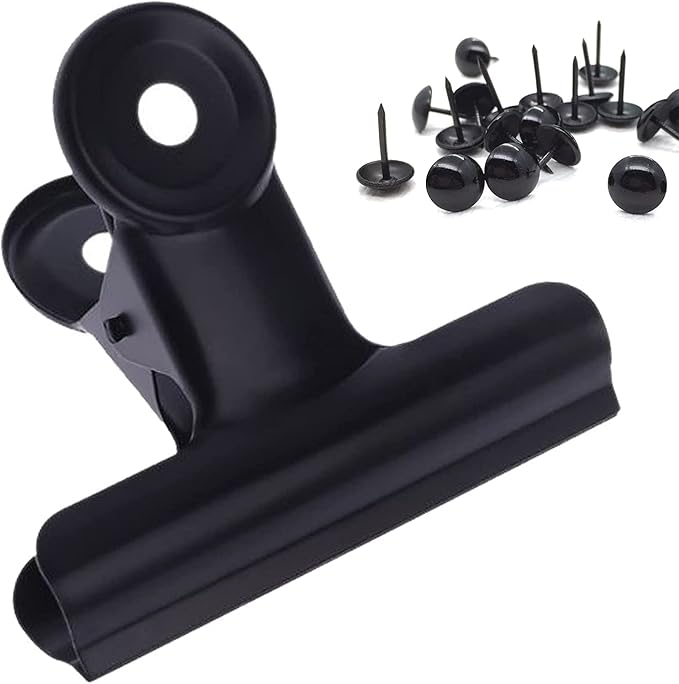 Bulldog Black Metal Binder Clips - Image 5