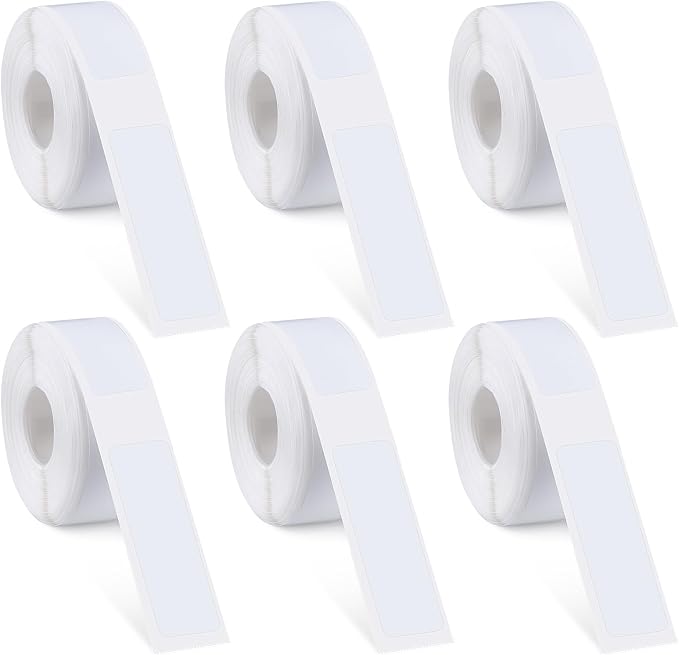 6 Rolls Label Maker Tapes for Phomemo D30 by Carvoriy