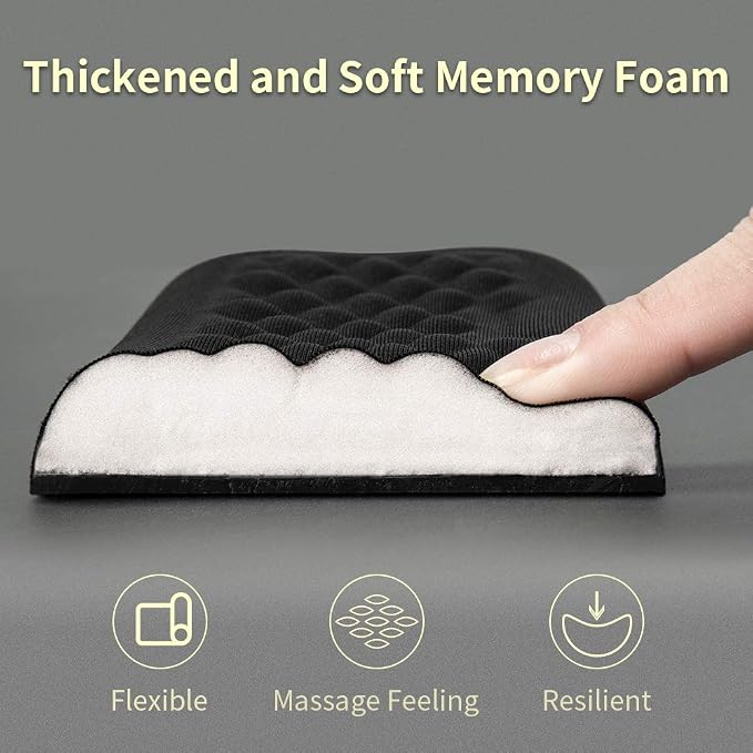 Vaydeer 60%-75% Keyboard Wrist Rest, Memory Foam Hand Rest Support Pad Padded - Image 4