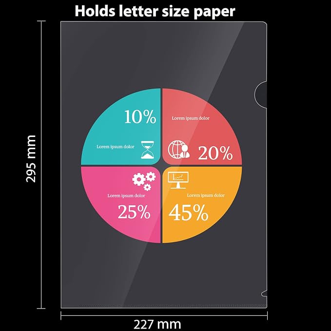 WOT I Plastic Clear Document Folders - Image 3