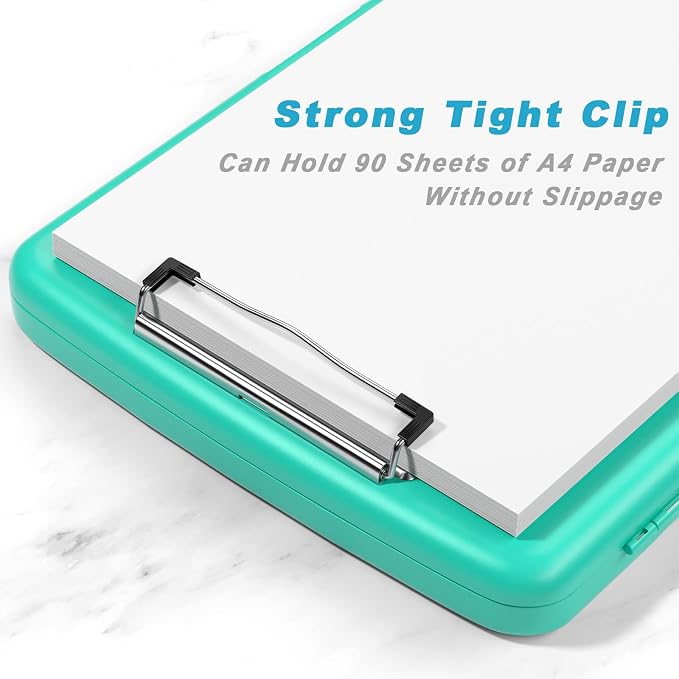 Rimilak Clipboard with Storage, 8.5 x 11'' High Capacity Clip Board, - Image 3