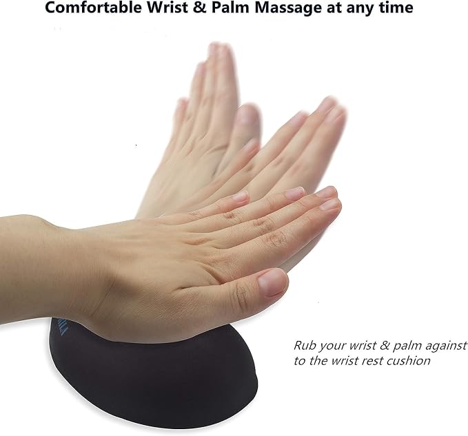 BRILA Ergonomic Memory Foam Mouse Wrist Rest Support Pad Cushion - Image 6