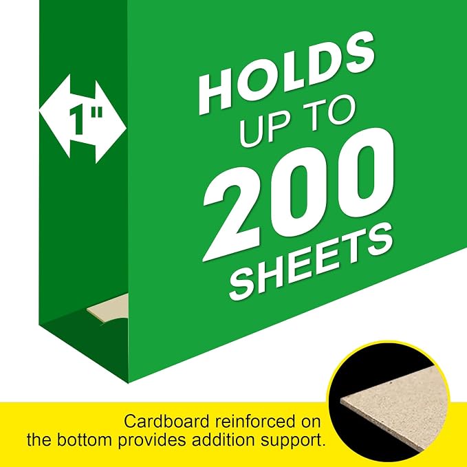 HERKKA Extra Capacity Hanging File Folders, 60 Pack Reinforced Letter Size - Image 4
