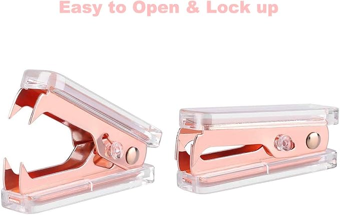 Rose Gold and Gold Staple Remover - Image 4