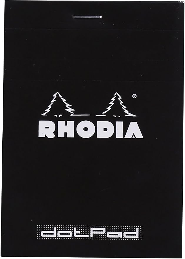 Rhodia Head Stapled Pad, No12 A7+, Dot by Rhodia