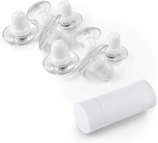 Pinion Pins Clear Magnetic Duvet Clips by PinionPins