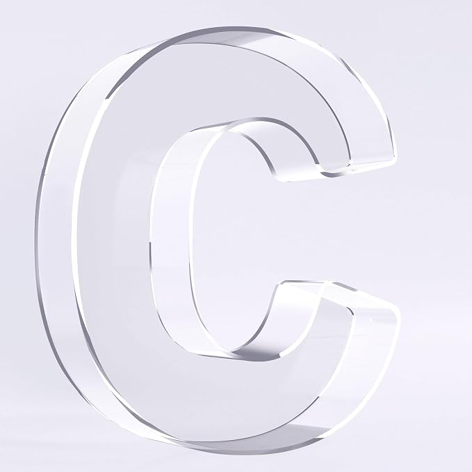 Ledido 10’’ Acrylic Letter Charcuterie Board Box, Reusable Fillable Serving Tray by Ledido