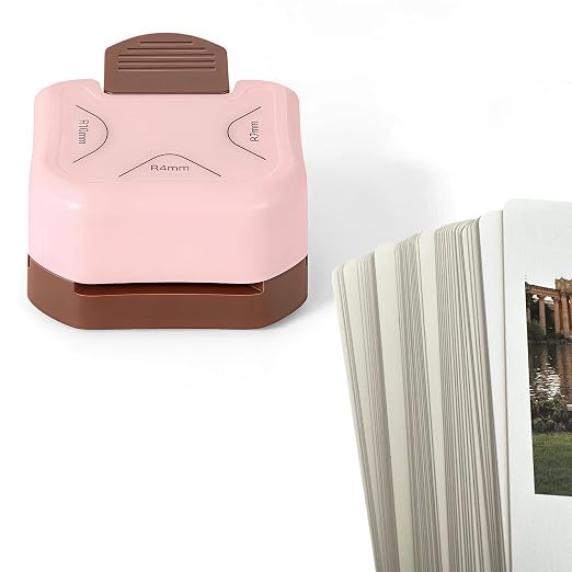 QIQQIKIN Corner Rounder Punch Pink, Paper Punches - Image 2