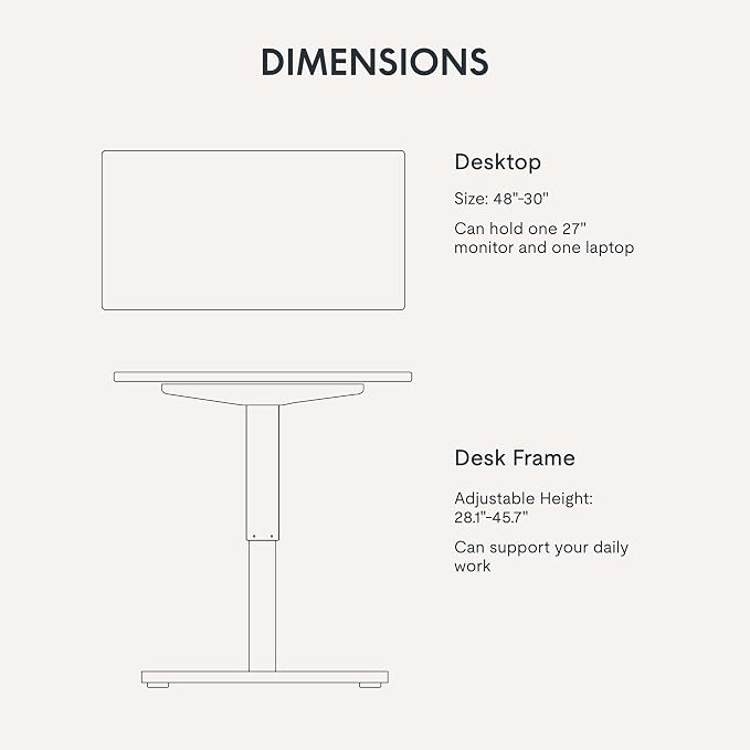 FLEXISPOT EN1 One-Piece Standing Desk - Image 5
