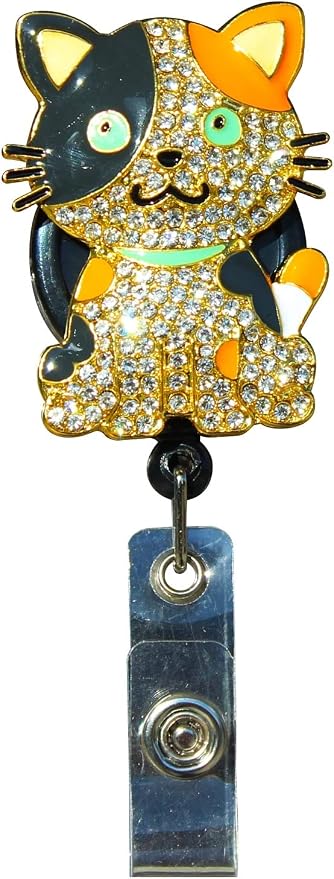 Outside the Box Sparkle and Shine Novelty Retractable Badge Reel ID Holder by Unknown