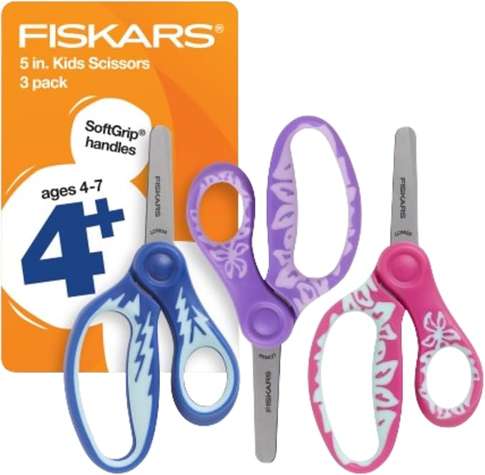 Fiskars 5" SoftGrip Blunt-Tip Scissors by Fiskars