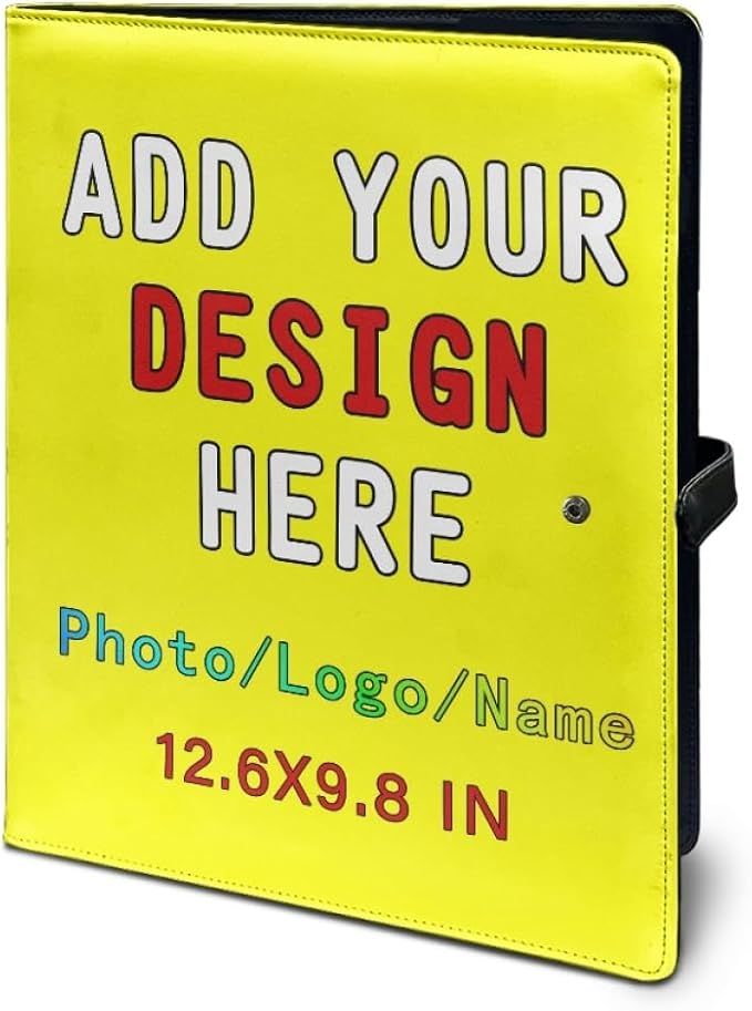 Professional Padfolio with Clipboard, Business Resume Portfolio Folder - Image 5