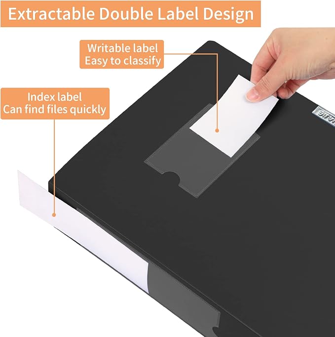 HUA JIE A4 Storage File Boxes Plastic Archives Cases - Image 7