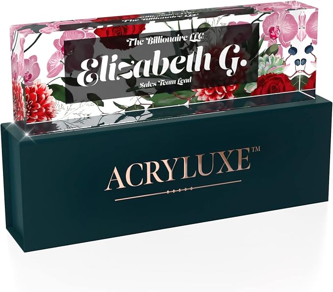 Desk Name Plate Personalized, Custom Name Plates, 2½/x8 Inches, Thick - Image 6