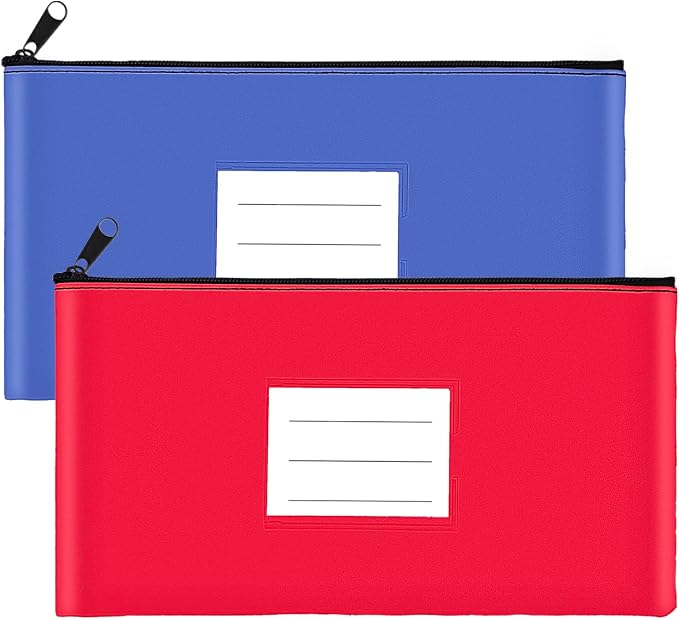 2-Pack Bank Deposit Money Bags by COZEFFIC