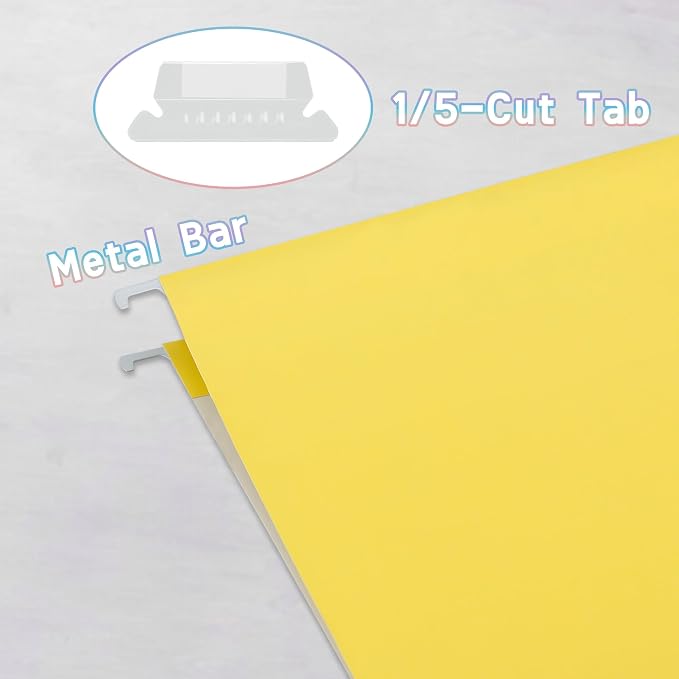 25 Packs Hanging File Folders - Image 3