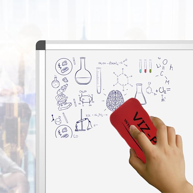 VIZ-PRO Magnetic Whiteboard/Dry Erase Board, 48 X 36 Inches - Image 4