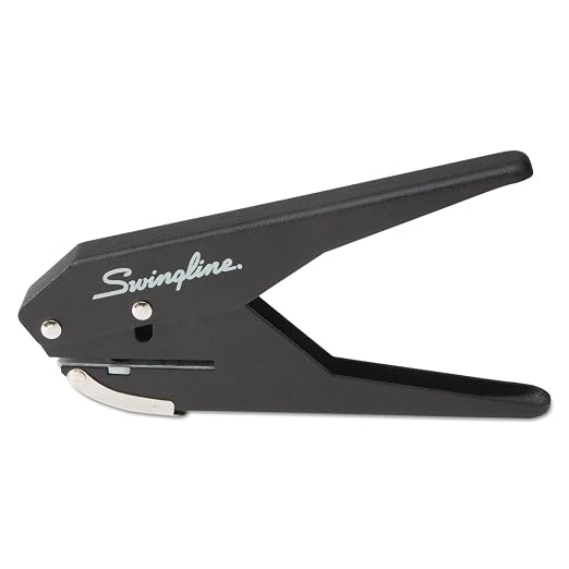 Swingline 1 Hole Punch, 20 Sheet Capacity Hole Puncher, Low Force Plier Paper by Swingline