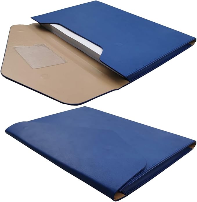 PU Leather A4 File Folder Document Holder Waterproof Portfolio Envelope Folder - Image 3
