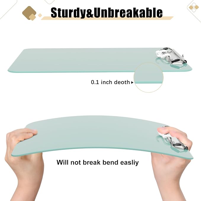 Hongri Plastic Clipboard with Pen Holder, Nurses and Women, Low Profile Clip - Image 4