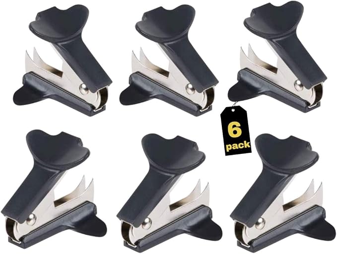 1InTheOffice Staple Remover, Claw Staple Remover, Staple Remover Tool, 6 Pack by 1InTheOffice