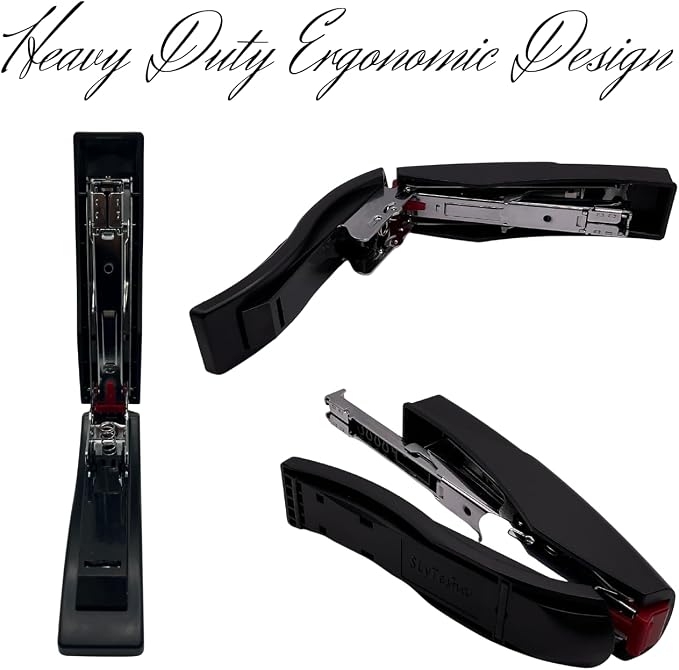 Ergonomic Desk Stapler Black - Image 5