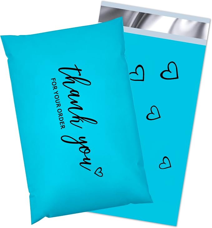 JinRuiKJ Thank You Poly Mailer 6x9 Inch 100 PCS, Shipping Bags by JinRuiKJ