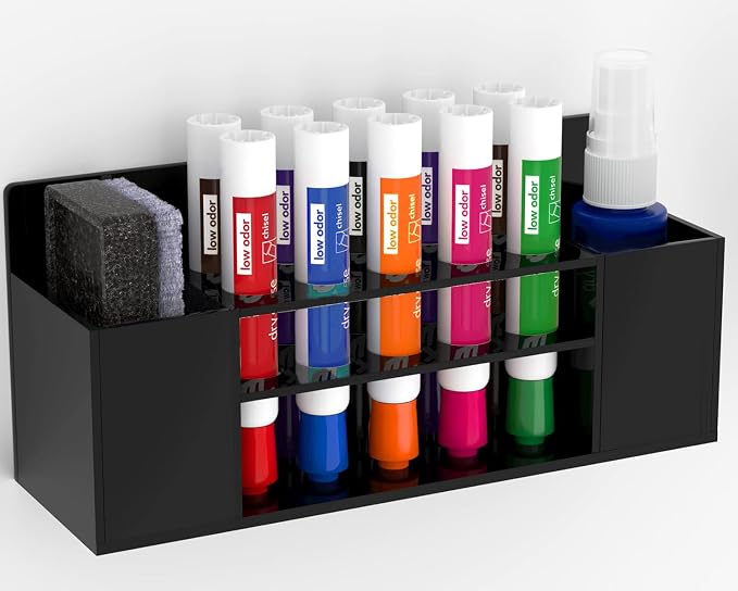 HBlife Acrylic Magnetic Dry Erase Marker Holder by HBlife