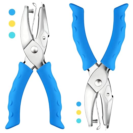 2 Pcs Hole Punch, 1/4" and 1/8" Hole Puncher by Unknown