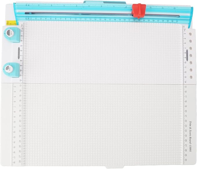 Paper Trimmer Scoring Board Craft Paper Cutter Folding Scorer 7in1 by Tiiyee