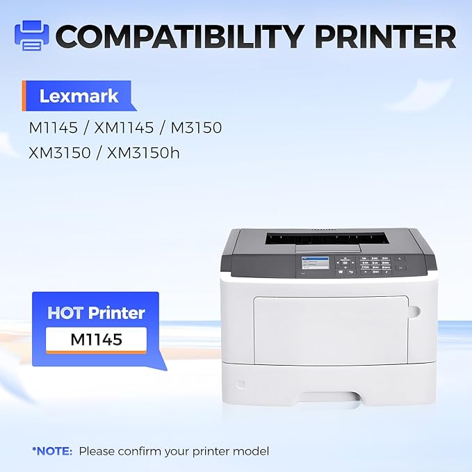 24B6040 Imaging Unit (Not Toner) High Yield Replacement for Lexmark 24B6040 Drum Unit Compatible with M1140 XM1140 XM1145 M1145 M3150 XM3150 XM3150h Laser Printer All-in-One Copier (60,000 Pages)-DeskLoop Office