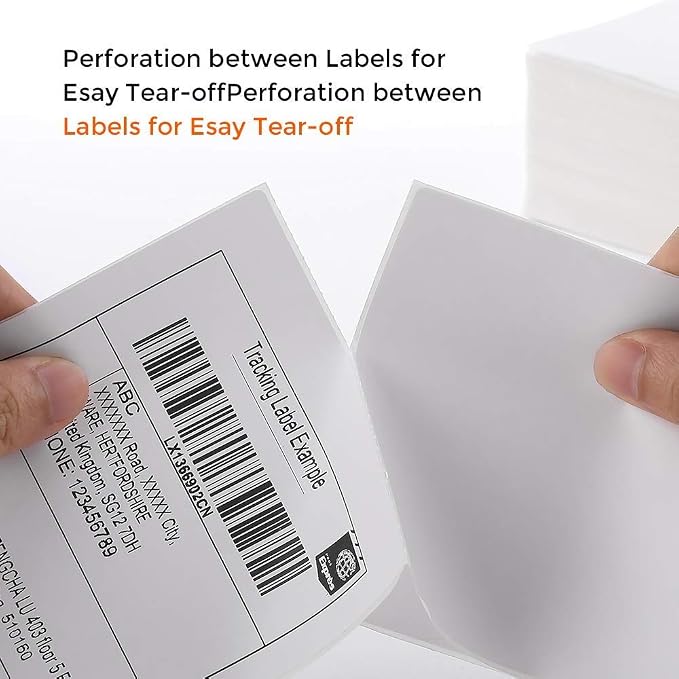 MFLABEL 4x6 Direct Thermal Labels 4" x 6" Perforated Shipping Labels Compatible - Image 5