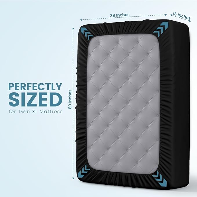 Utopia Bedding Waterproof Mattress Protector Twin XL Size, Premium Terry - Image 4