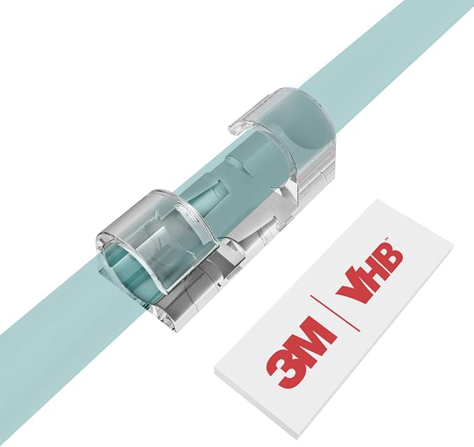 Cable Clips with Strong Self-Adhesive, XIAOXI Cable Management TV PC Wire by ProfessionalCableManager