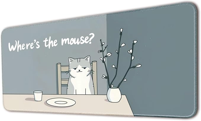 Keyboard Mat, Large Mouse Pad by Flodirise