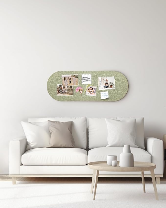 Arched Felt Bulletin Board, Cork Board Alternative - Image 6