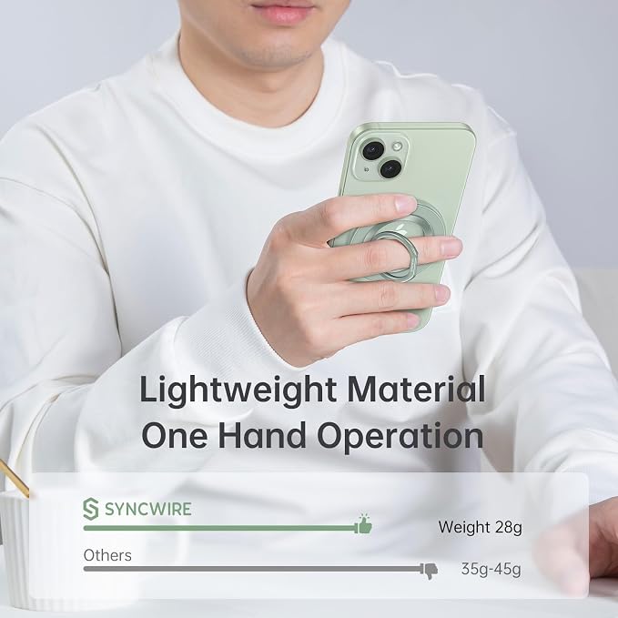 SYNCWIRE Magnetic Phone Ring Holder - Image 4