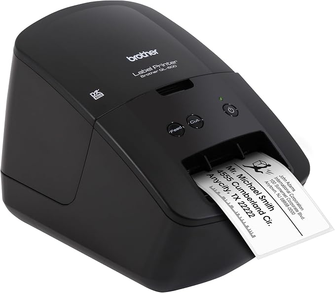 Brother QL-600 Desktop Monochrome Label Printer, No Ink Required, uses Genuine by Unknown