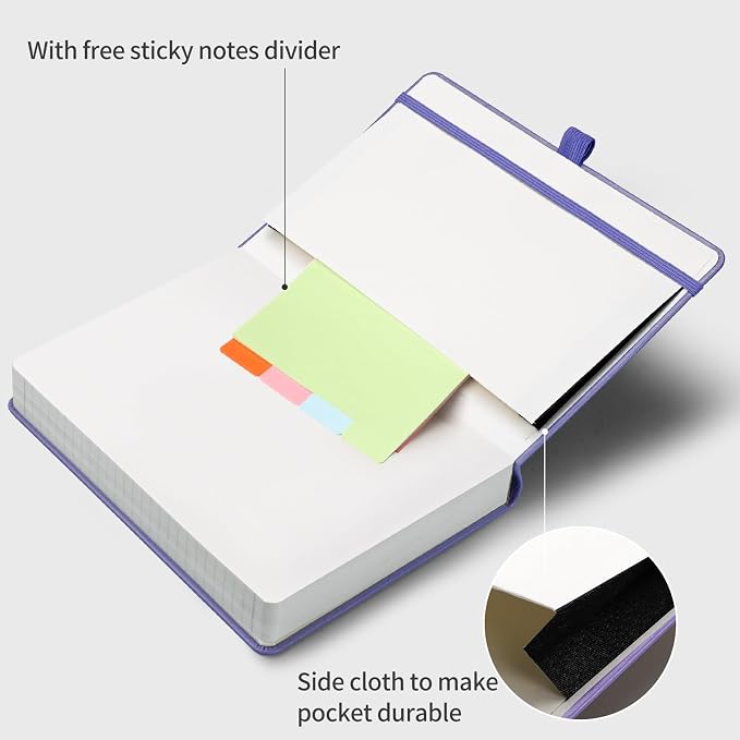 AHGXG Lined Journal Notebook, 320 Numbered Pages Thick Journal - Image 4