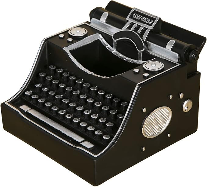 Retro Typewriter Pen Holder Desk Organizers - Image 2