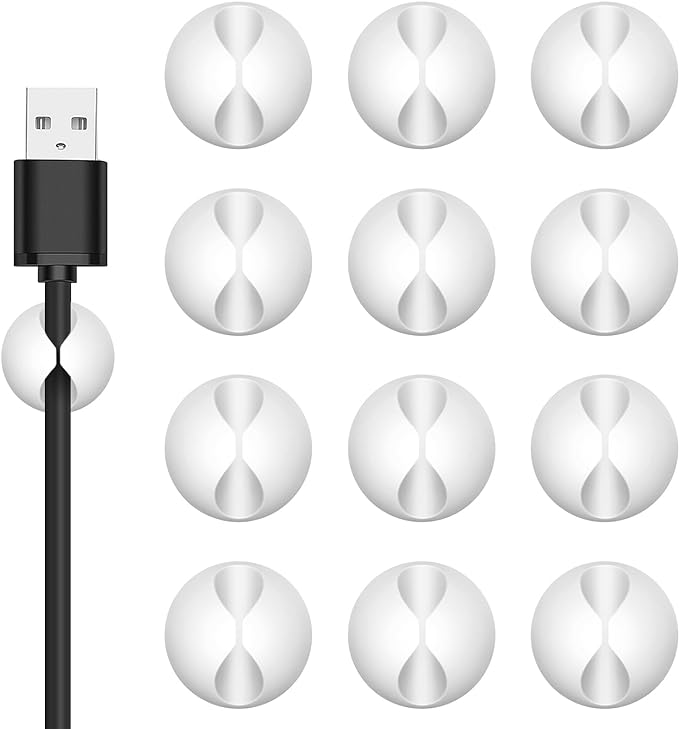 Flezoo Cord Holder Cable Clips, Office or Mouse by Flezoo