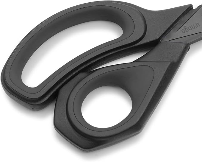 LIVINGO 9.5” Sharp Fabric Scissors, All Purpose Heavy Duty Titanium Coated - Image 4