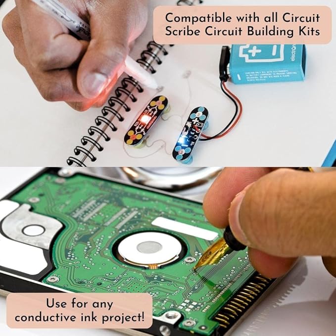 Circuit Scribe Conductive Ink Pen: Draw Circuits Instantly-DeskLoop Office