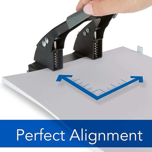 Swingline 2 Hole Punch, 28 Sheet Capacity Hole Puncher, Paper Punch, Low Effort - Image 4