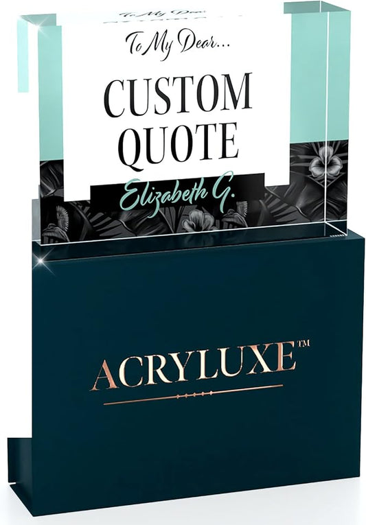 Custom Acrylic Sign Personalized, Custom Desk Name Plate, 18 Styles, by MySignCenter
