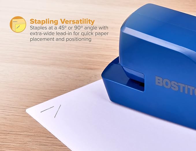 Bostitch Office Portable Electric Stapler, 20 Sheets, AC or Battery Powered - Image 6